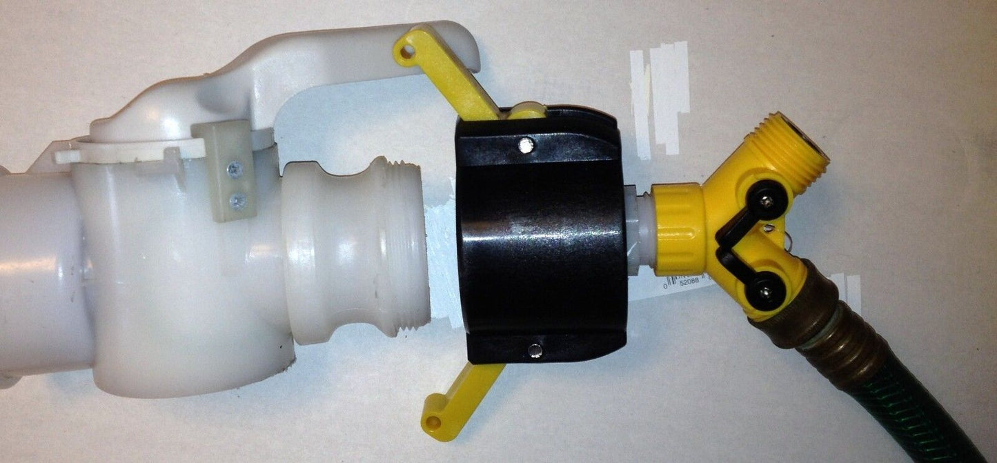 2in Camlock x Garden Hose Splitter