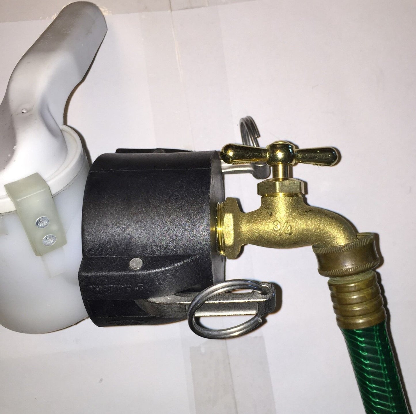 2in Camlock x Garden Hose Faucet, Brass