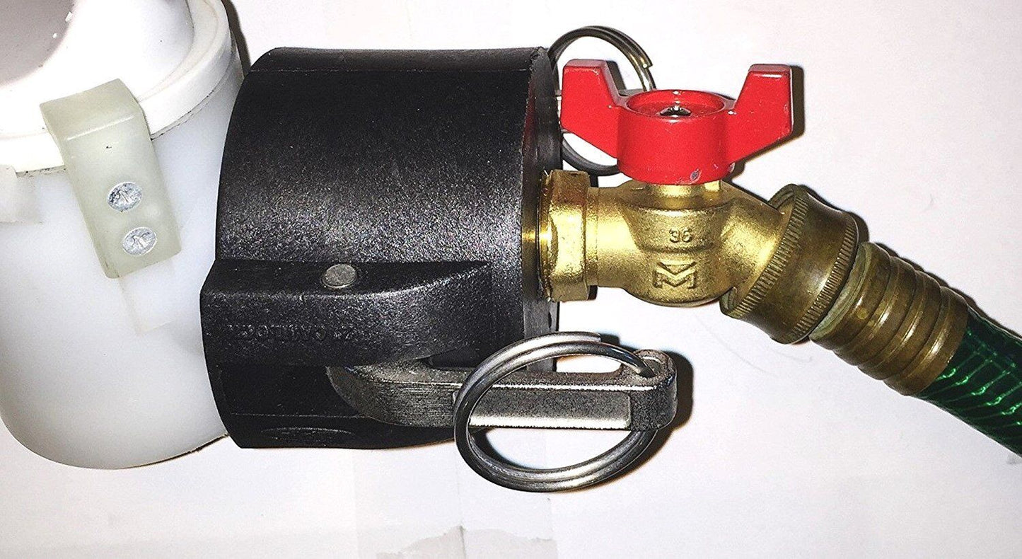 2in Camlock x Hose Bibb, Brass