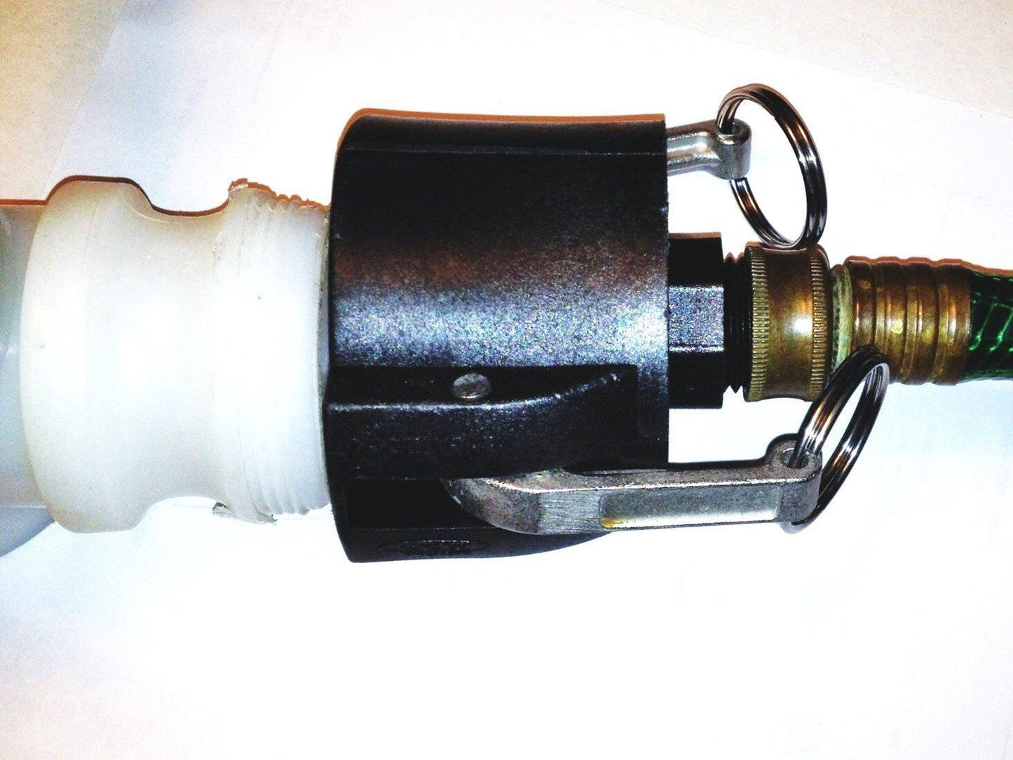 2in Camlock x Garden Hose, Food Grade, Black