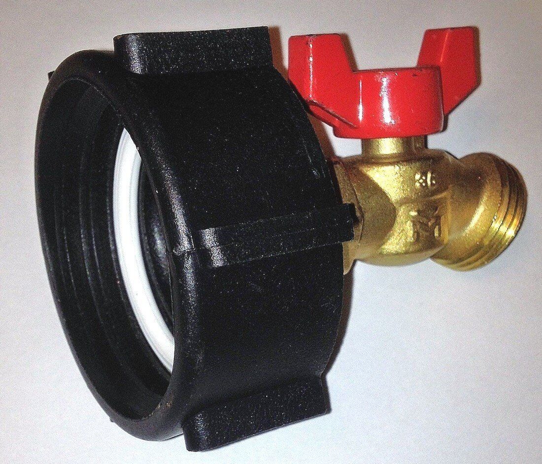 2in Coarse x Hose Bibb, Brass