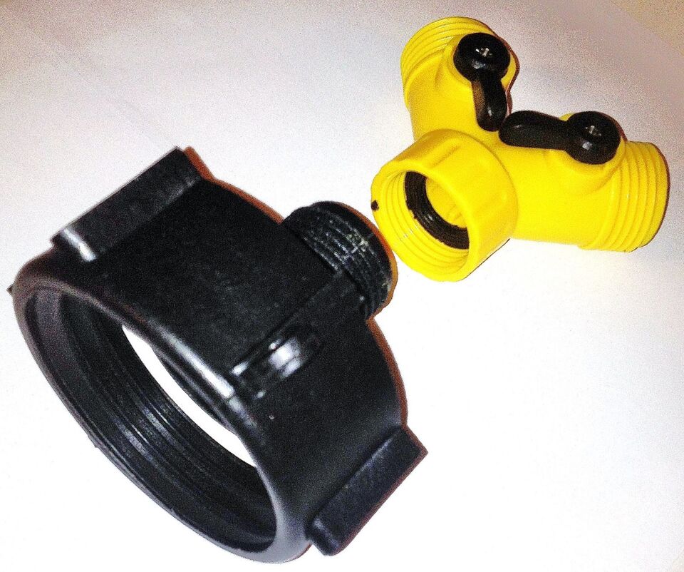 2in Coarse x Garden Hose Splitter