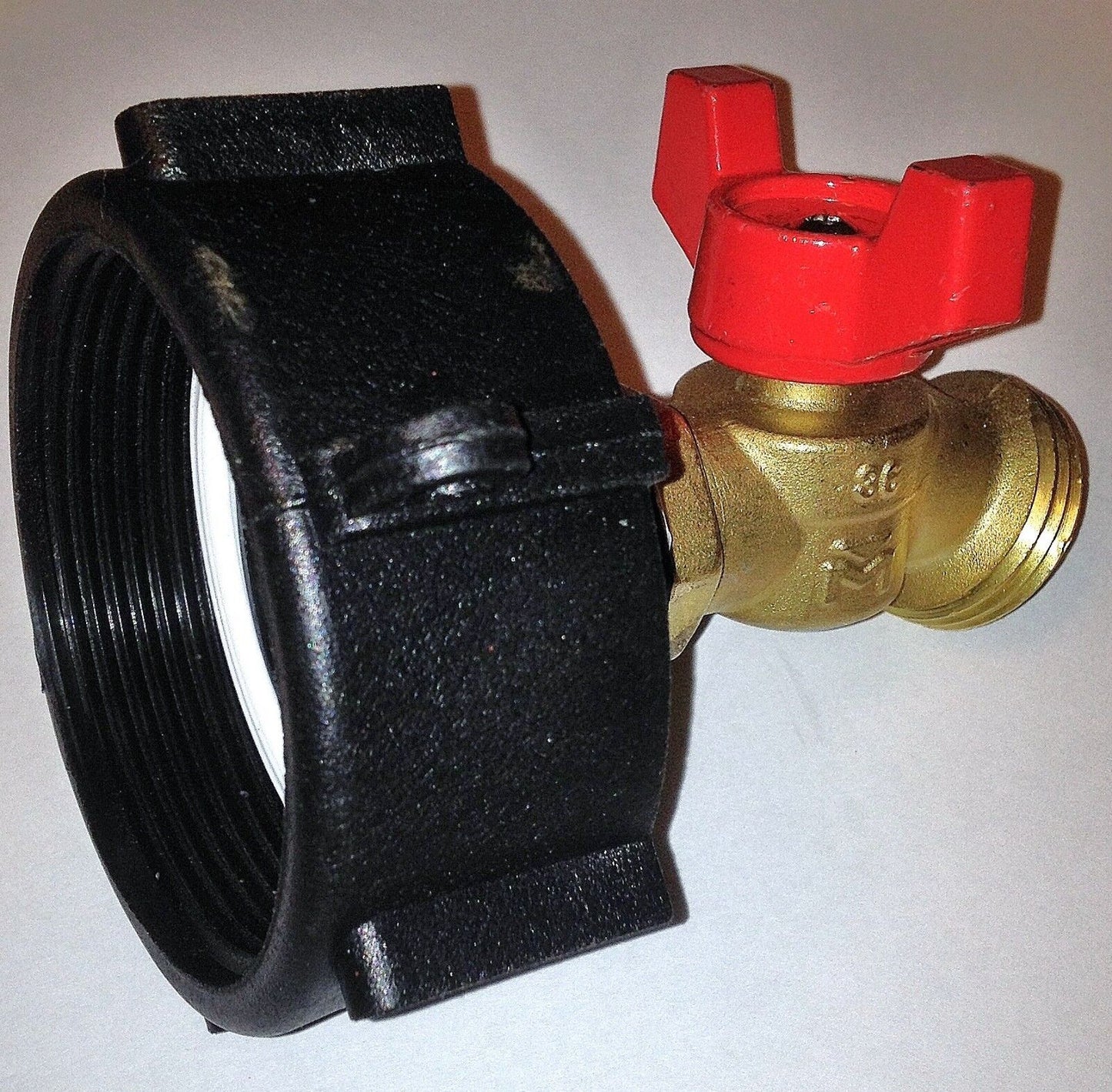 2in Fine NPS x Faucet Valve, Brass