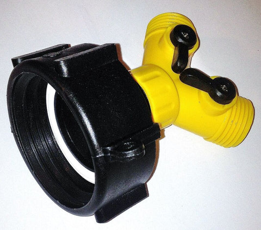 2in Coarse x Garden Hose Splitter